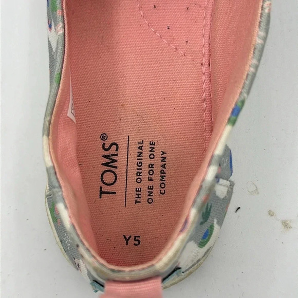 kids / youth llama print Toms size 5 - Picture 6 of 6